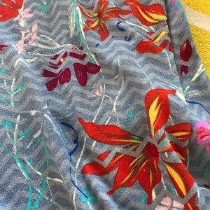 LuLaRoe Sweaters - Gray and floral Sarah LuLaRoe Sweaters - Gray and floral Sarah